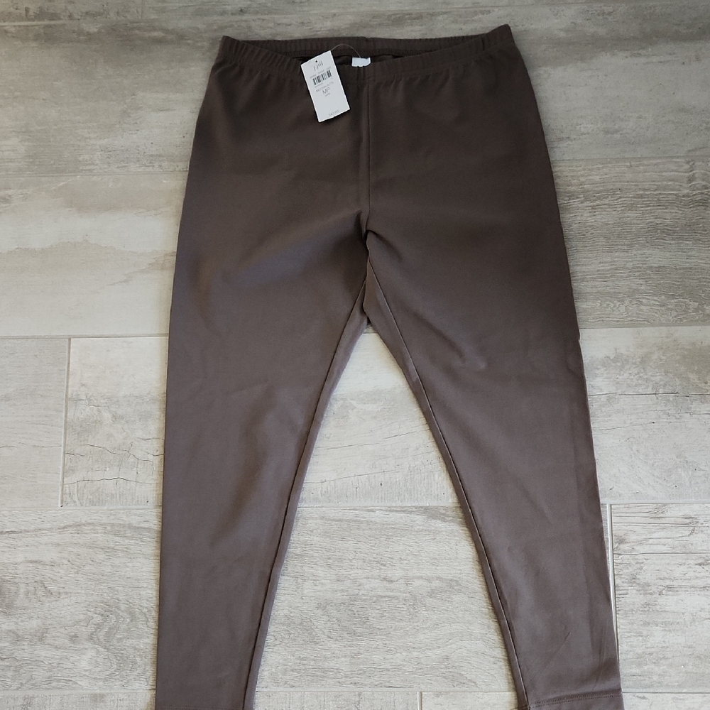 J. Jill Womens Chocolate Brown Ankle Leggings - MP